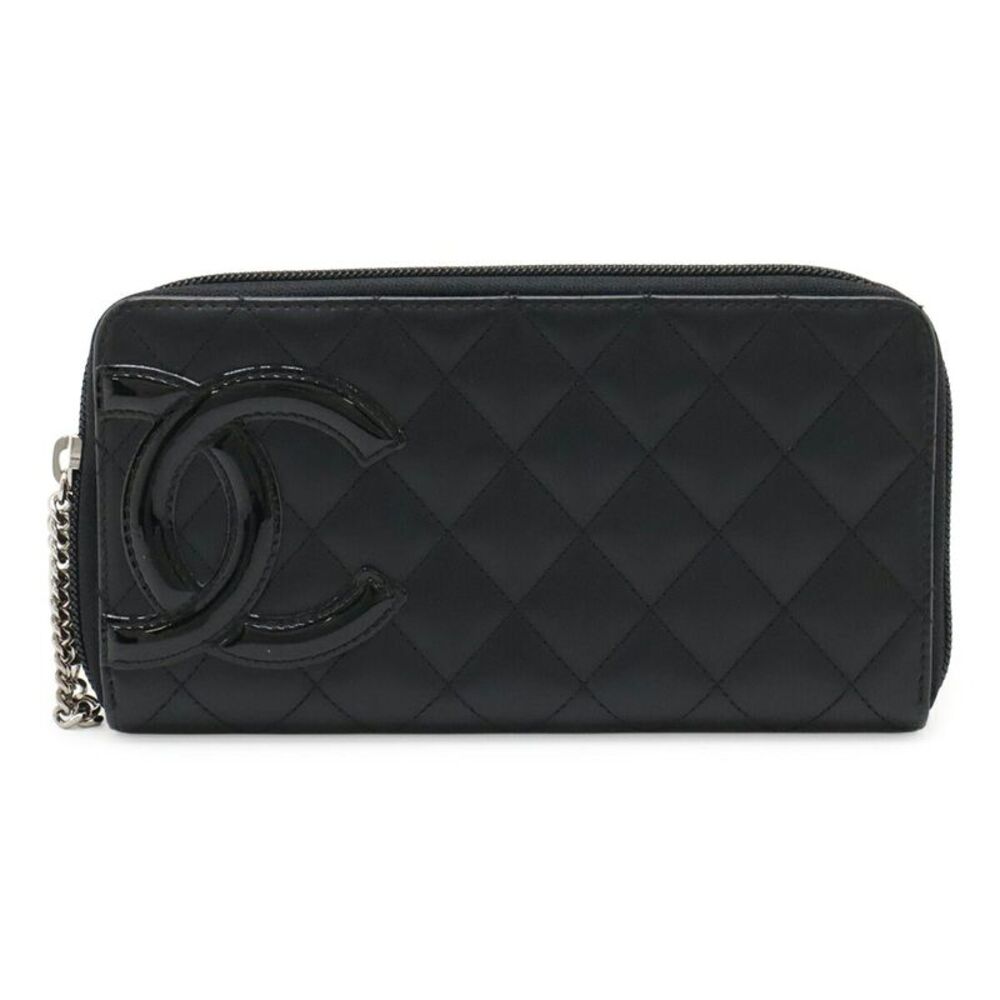 Chanel Cambon Line Zip-Around Wallet